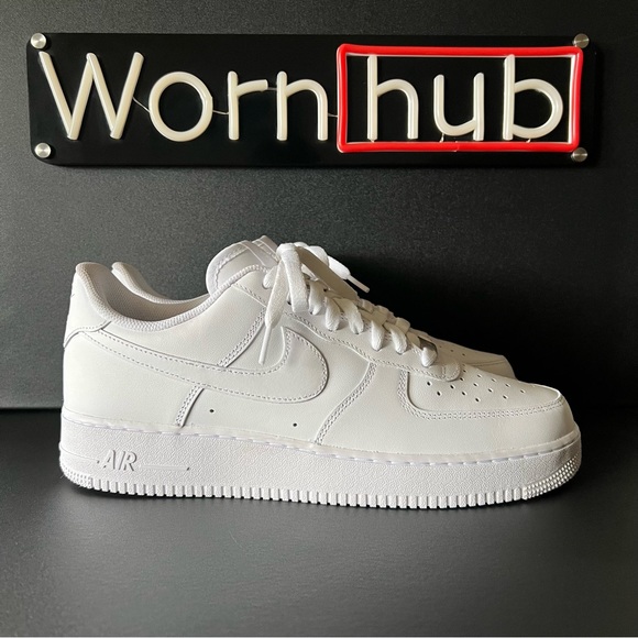 Nike Air Force 1 Low '07 Men's Triple White CW2288-111 Shoes Men’s Size 12 - Picture 4 of 8